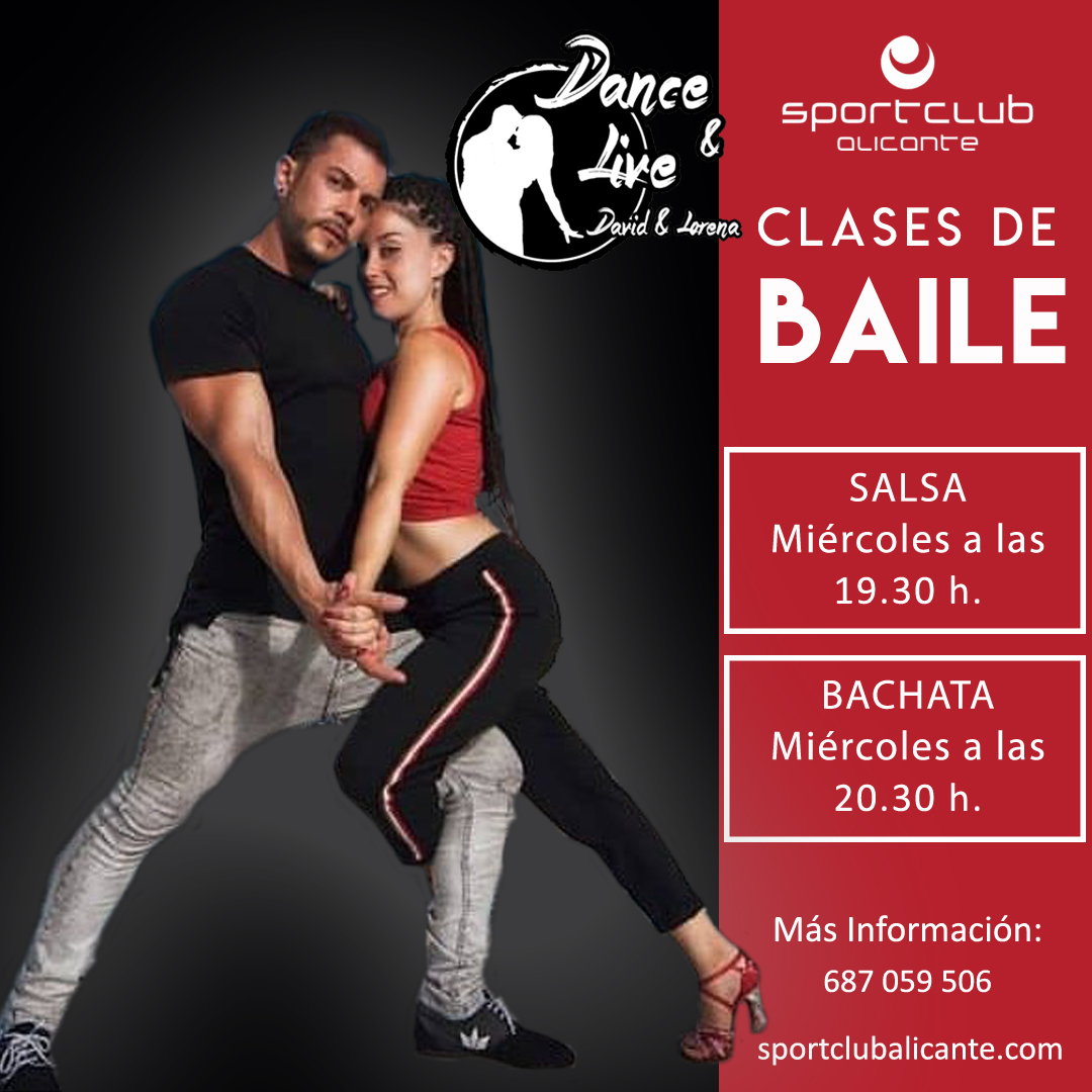 Clases de salsa y bachata David Lorena en Sportclub